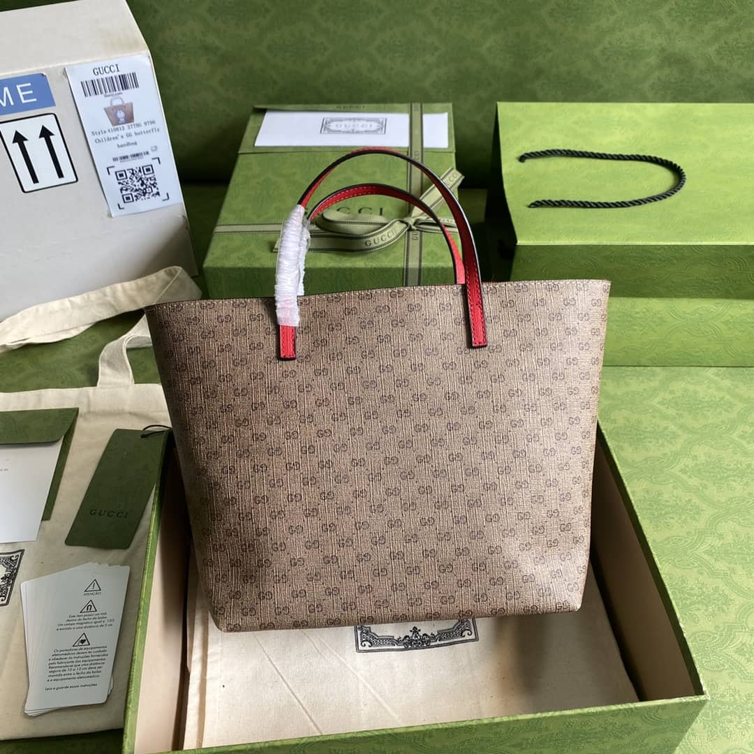 Gucci Children GG Supreme Tote Replica 410812