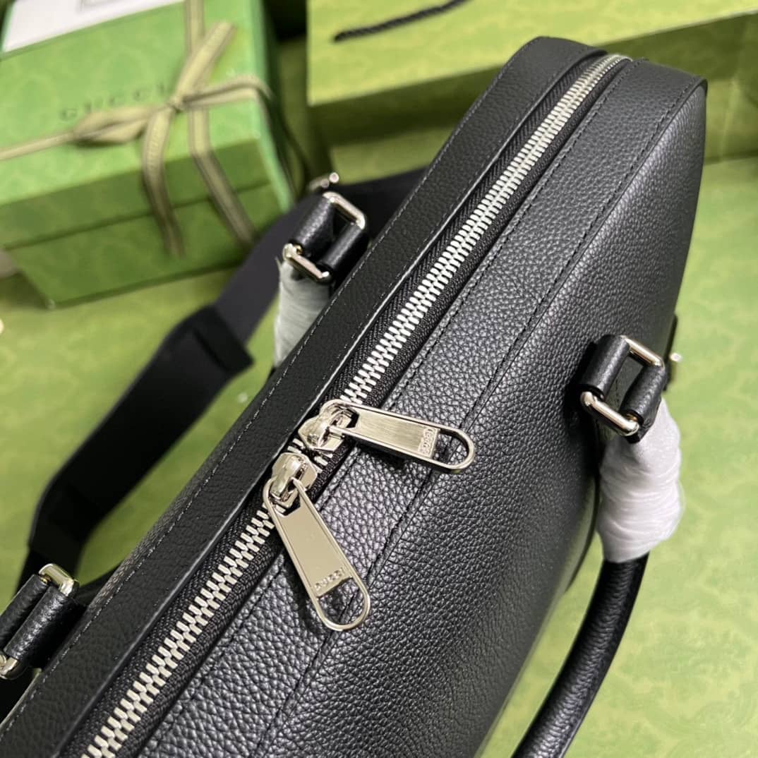 Gucci Business Case With GG Logo Black 674174 Replica Mens Bag
