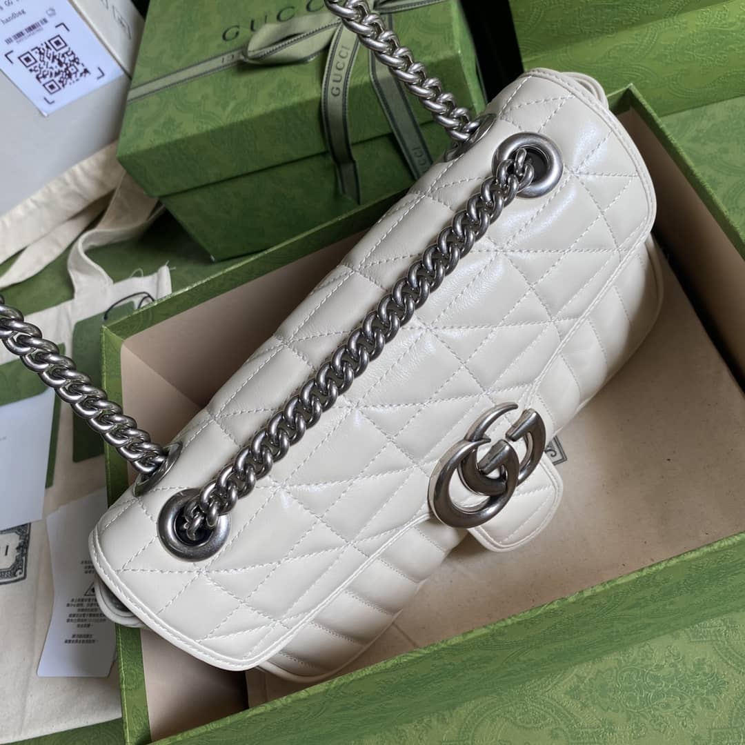 Gucci Marmont GG Small matelassé Shoulder Bag Replica 443497