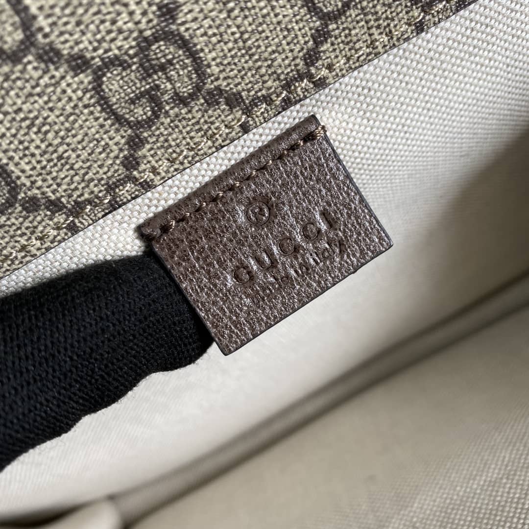 Gucci Supreme GG Cat Head Leather Messenger Bag Replica 495654
