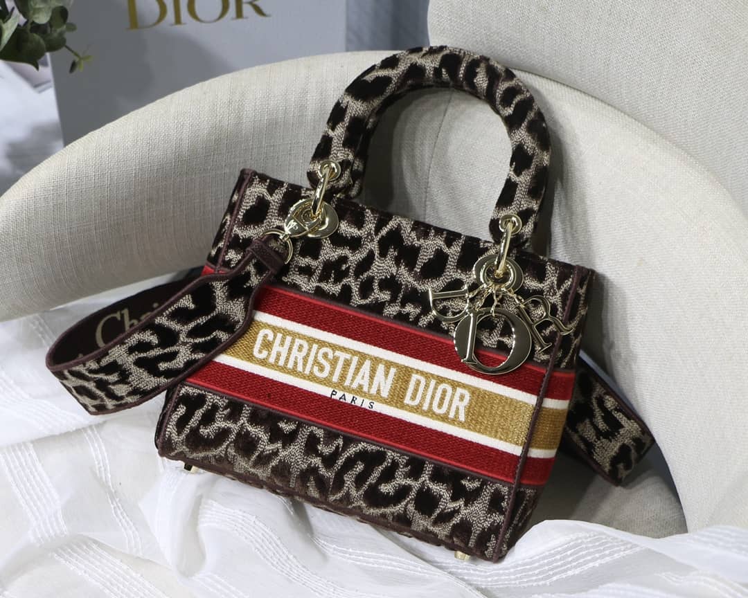 Lady Dior Dupe 24CM Paisley Embroidery Lady D-Lite Bag(ColaReps)