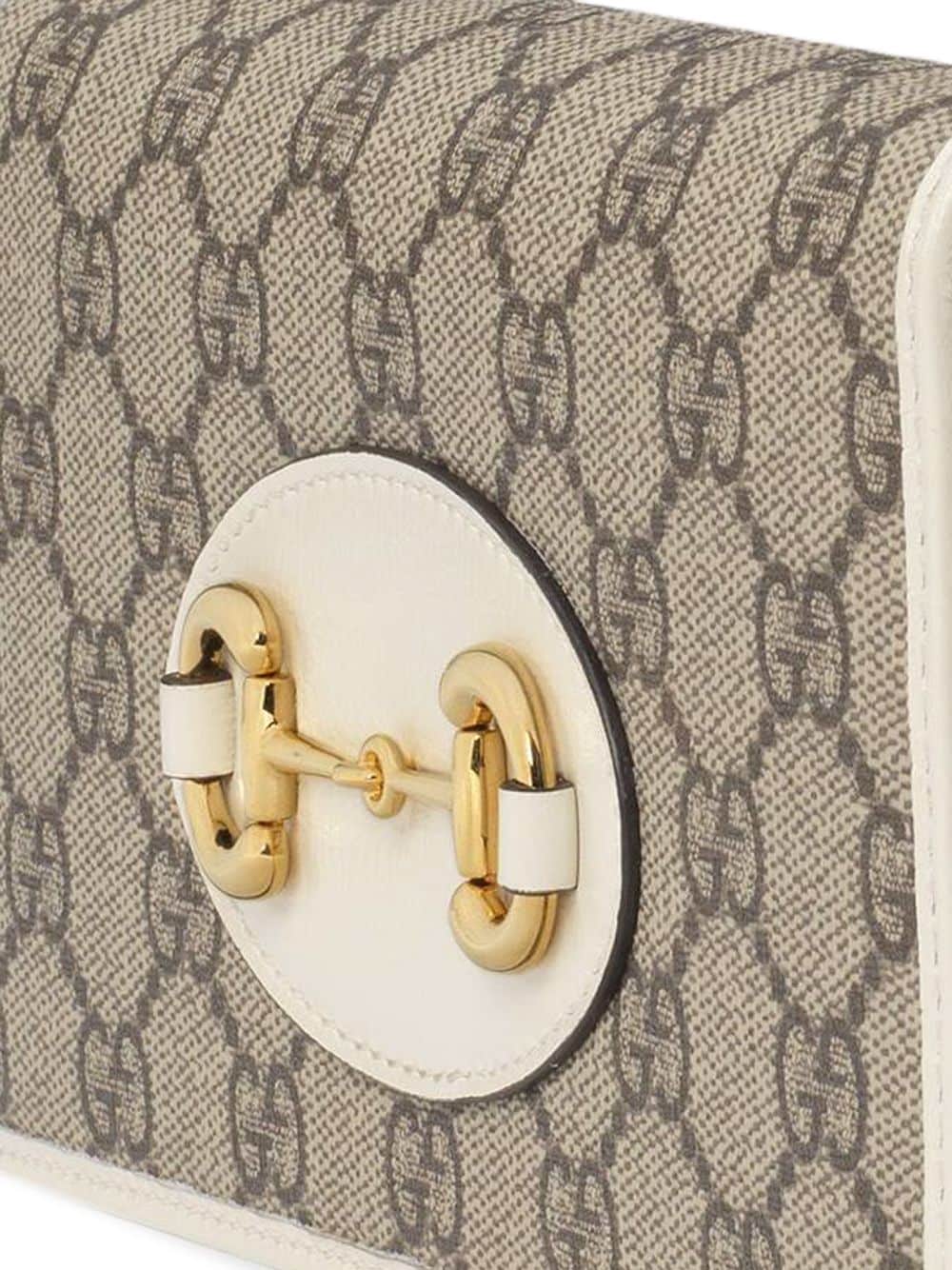 Gucci Horsebit Bag Dupe 1955 Horsebit chain-strap wallet - Cola