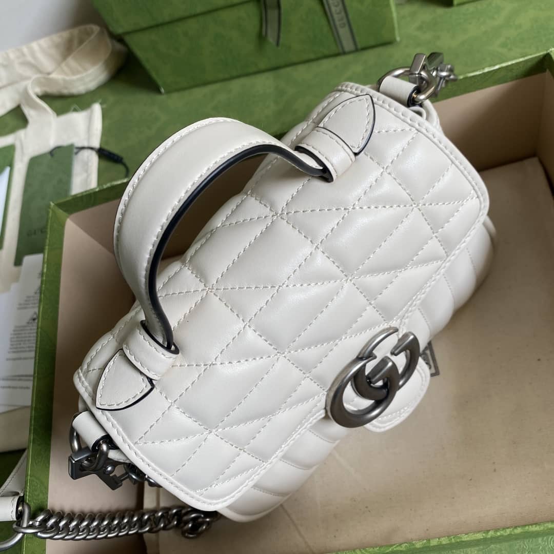 Gucci Marmont GG Mini Top Handle Bag Replica 583571