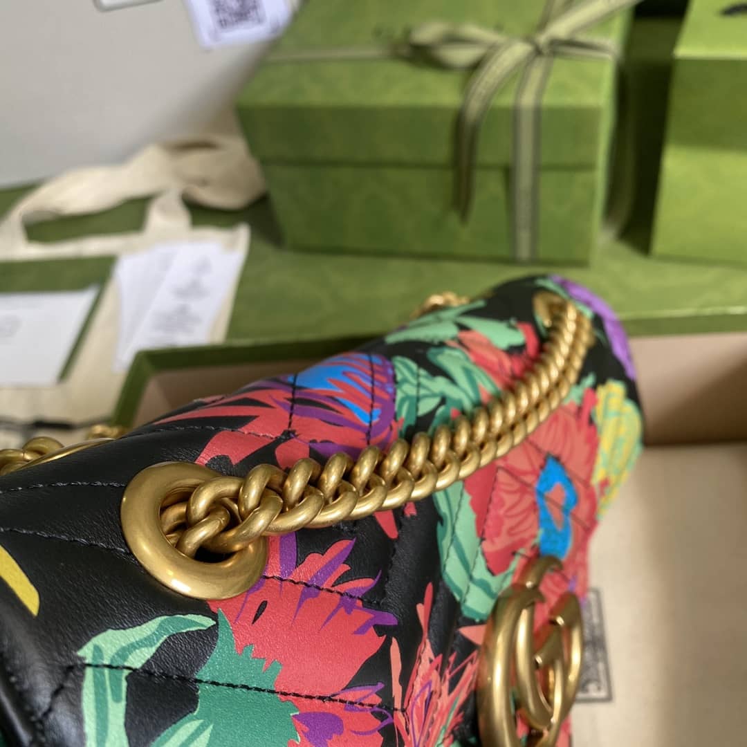 Gucci Marmont GG Small matelassé Shoulder Bag Replica 443497