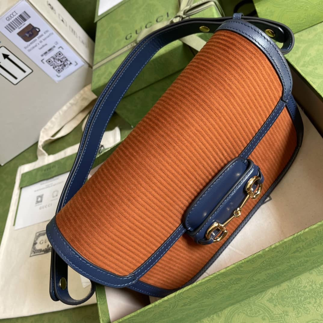 Gucci 1955 Horsebit Supreme Shoulder Bag Replica 602204