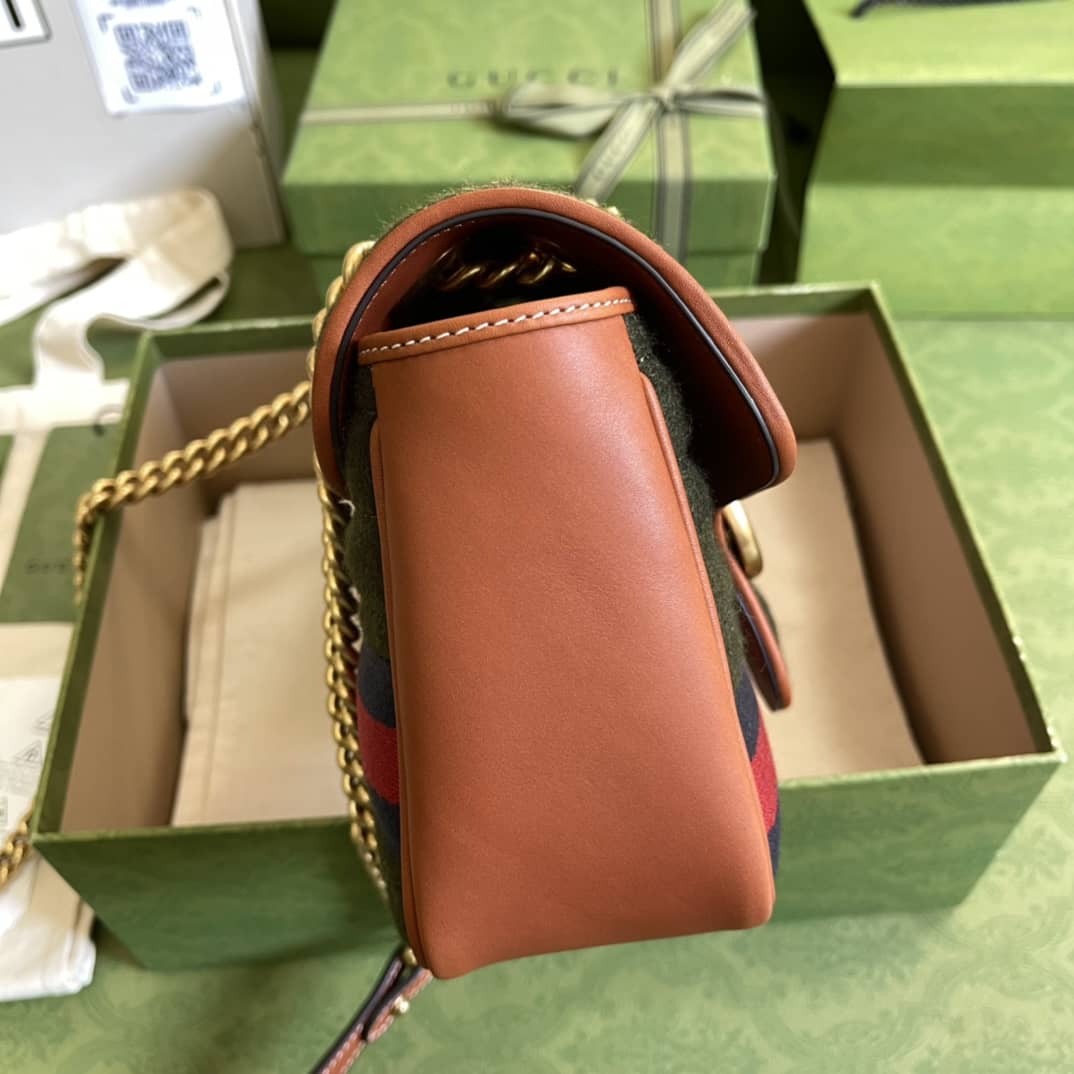 Gucci Marmont GG Small matelassé Shoulder Bag Replica 443497