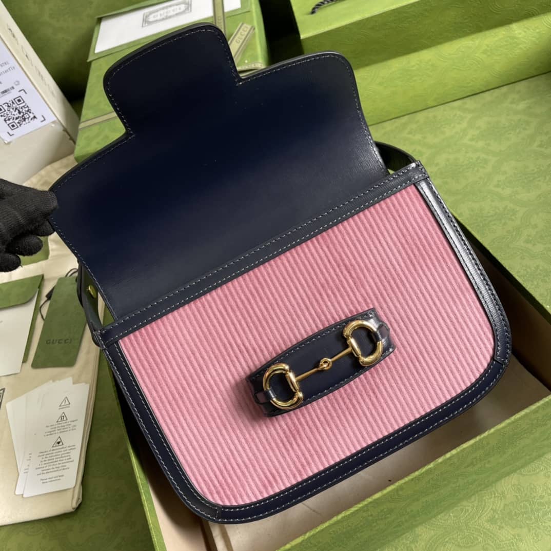 Gucci 1955 Horsebit Supreme Shoulder Bag Replica 602204