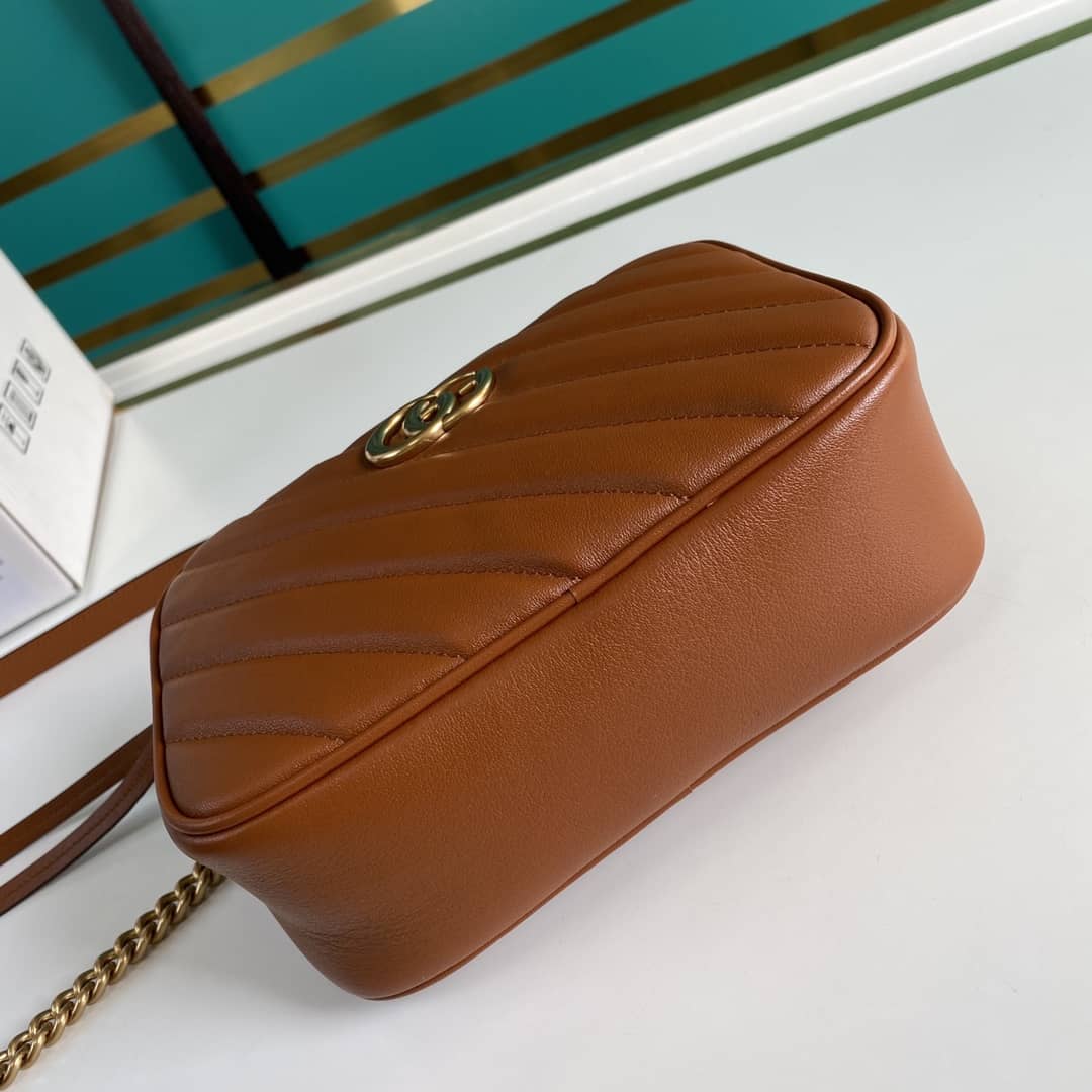 Gucci Crossbody Dupe Marmont GG Matelasse Leather Mini  448065