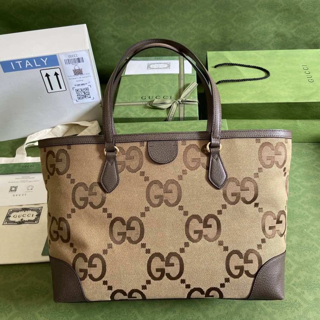 Gucci Ophidia Jumbo GG Canvas Medium Tote Bag 631685 Replica