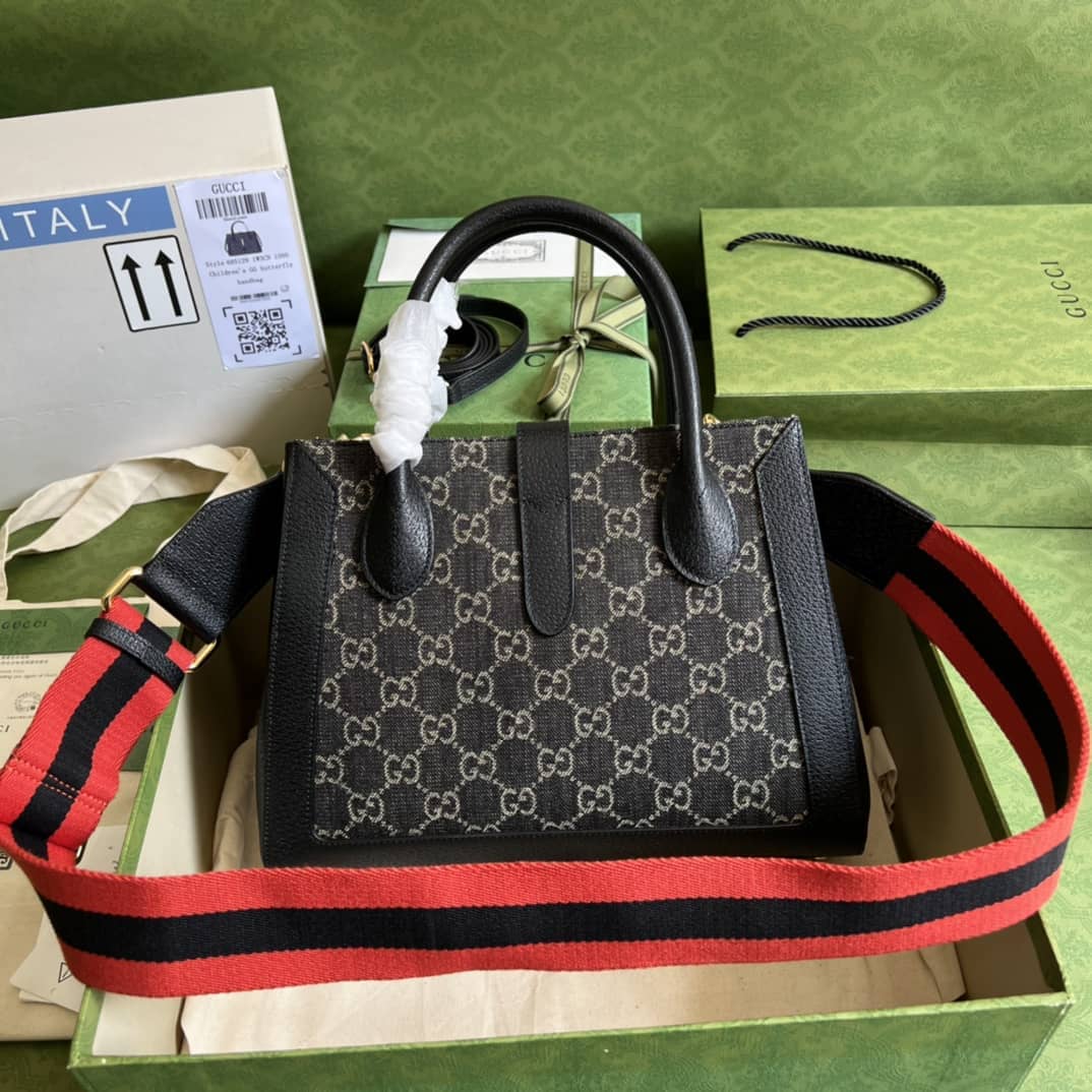 Gucci GG Jackie 1961 Denim Replica Tote Bag 685129