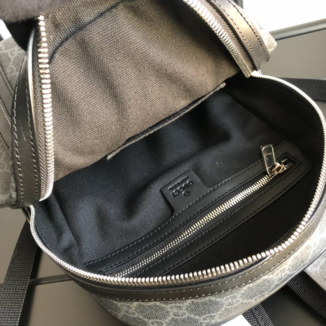 Gucci Ophidia Flora Small GG Supreme Canvas Replica Backpack Gray 547965