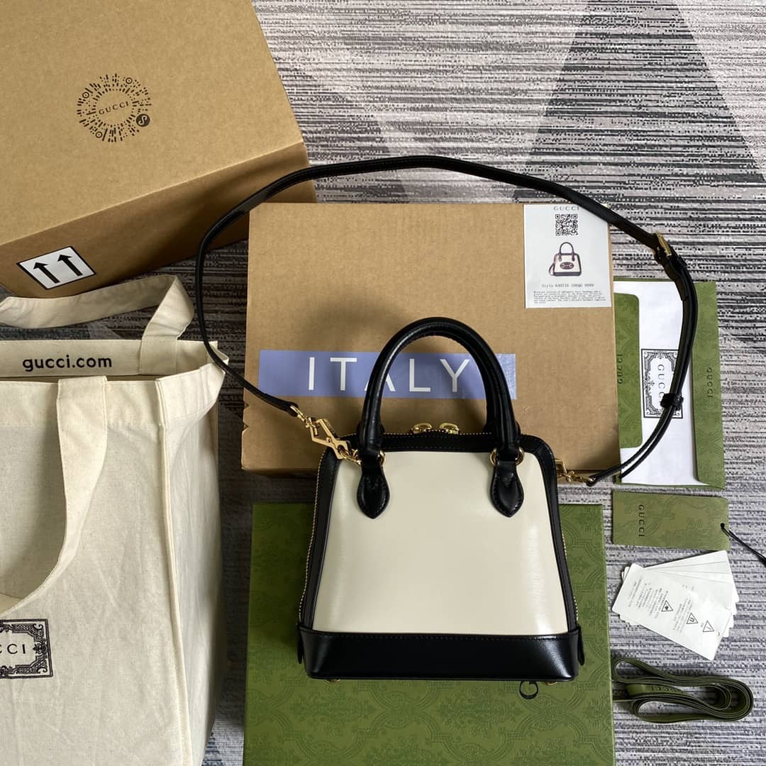 Gucci 1955 Horsebit GG Mini Top Handle Bag Replica 640716