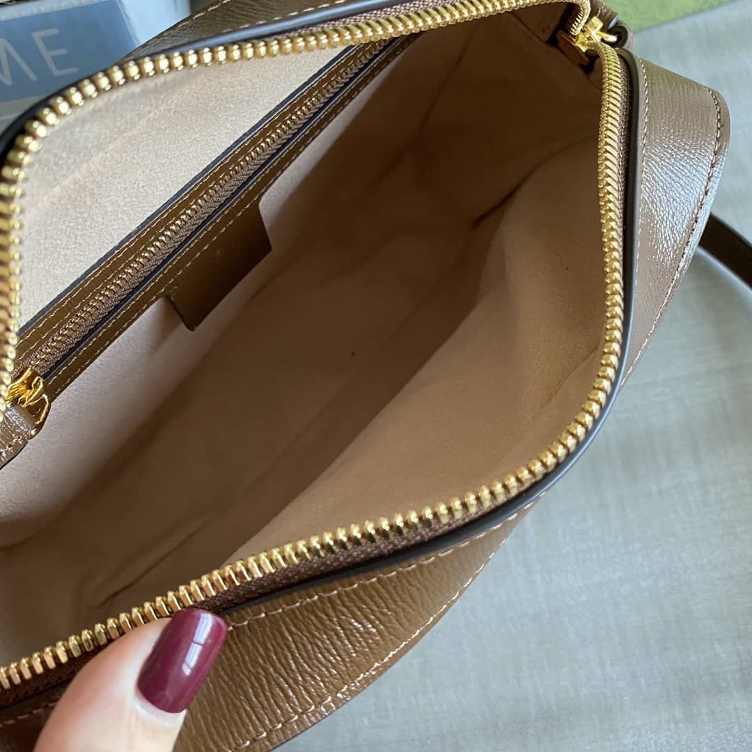 Gucci Horsebit 1955 GG Crossbody Bag Replica Brown 645454