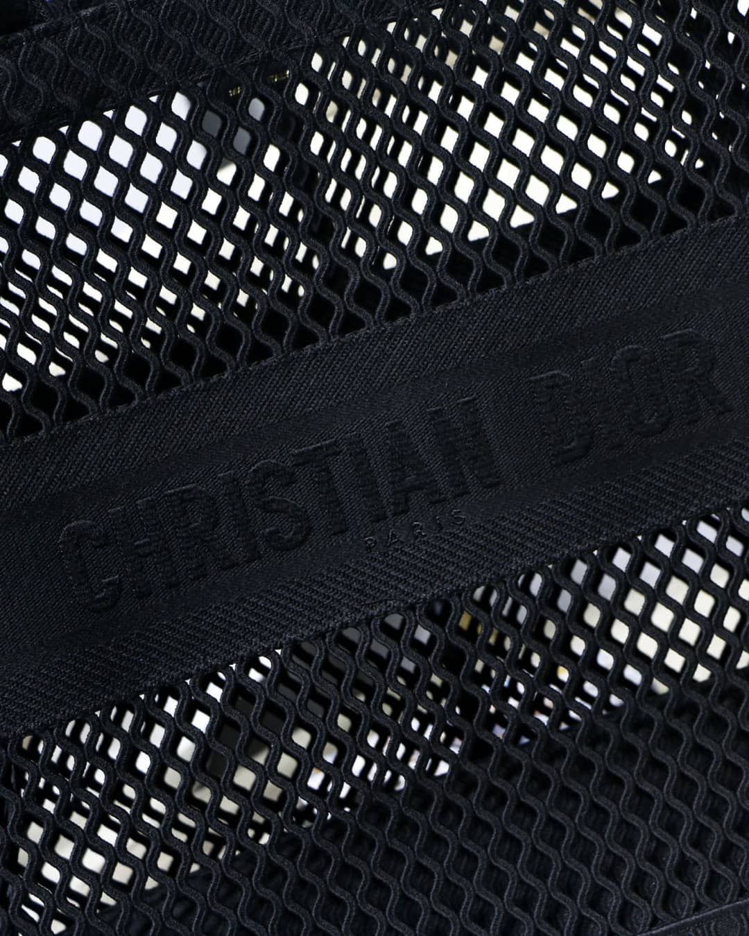 Christian Dior Mesh Book Tote Bag