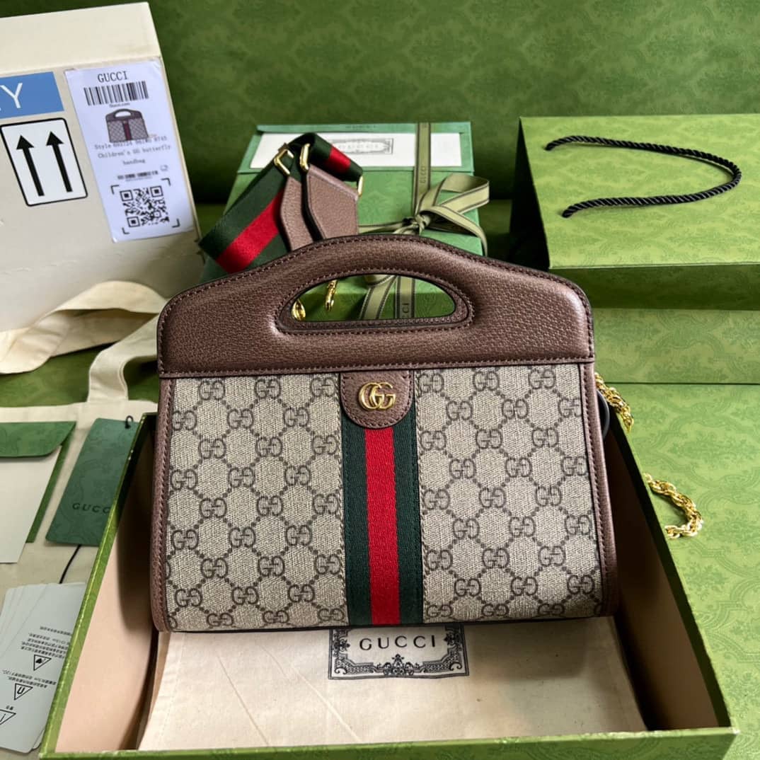 Gucci Ophidia Small Tote With Web 693724 Replica Crossbody Bag