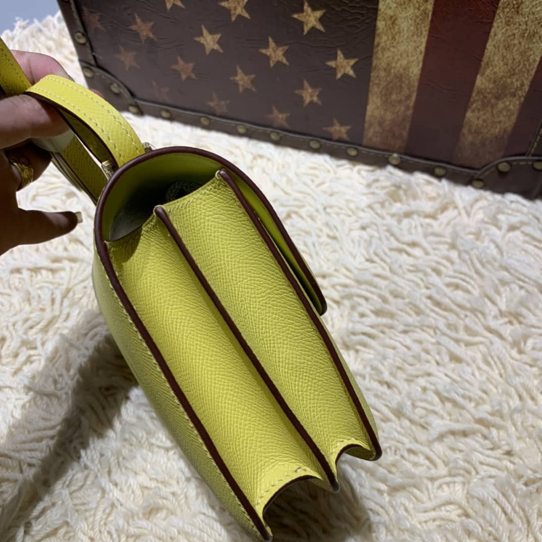 Hermes Replica Constance Bag 18CM Epsom Leather