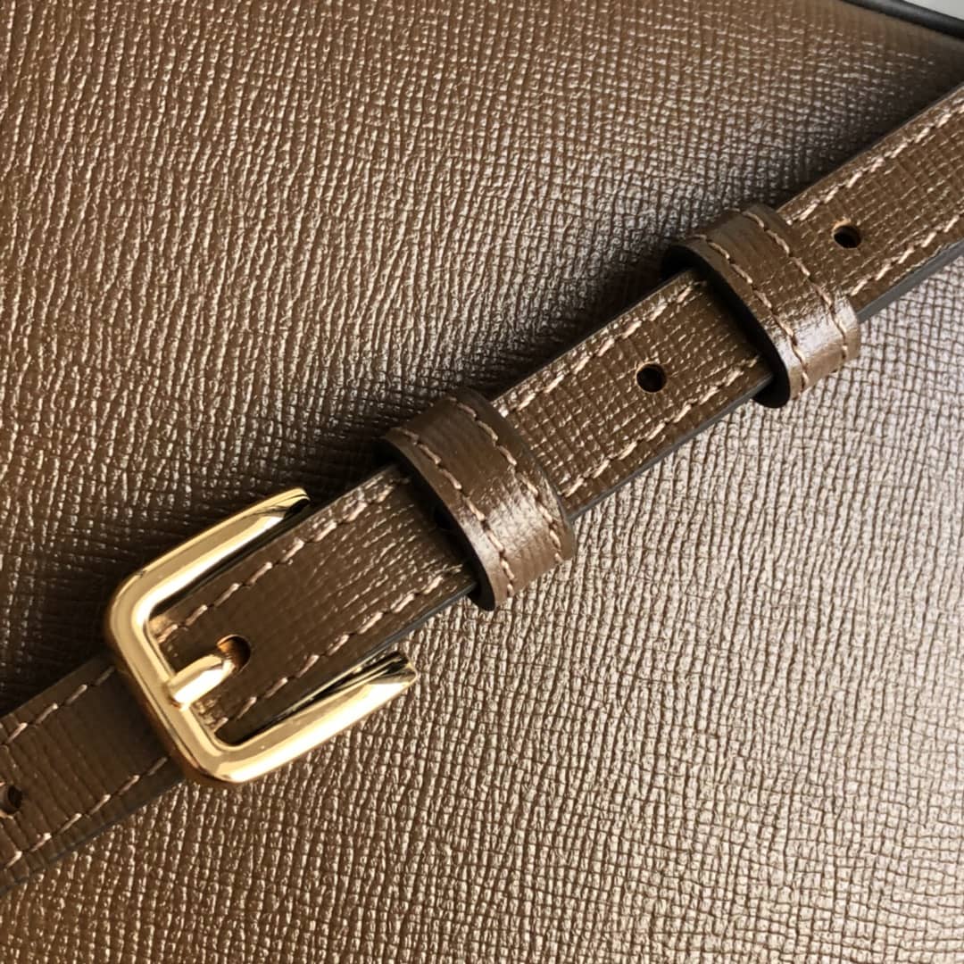 Gucci Horsebit 1955 GG Crossbody Bag Replica Brown 645454