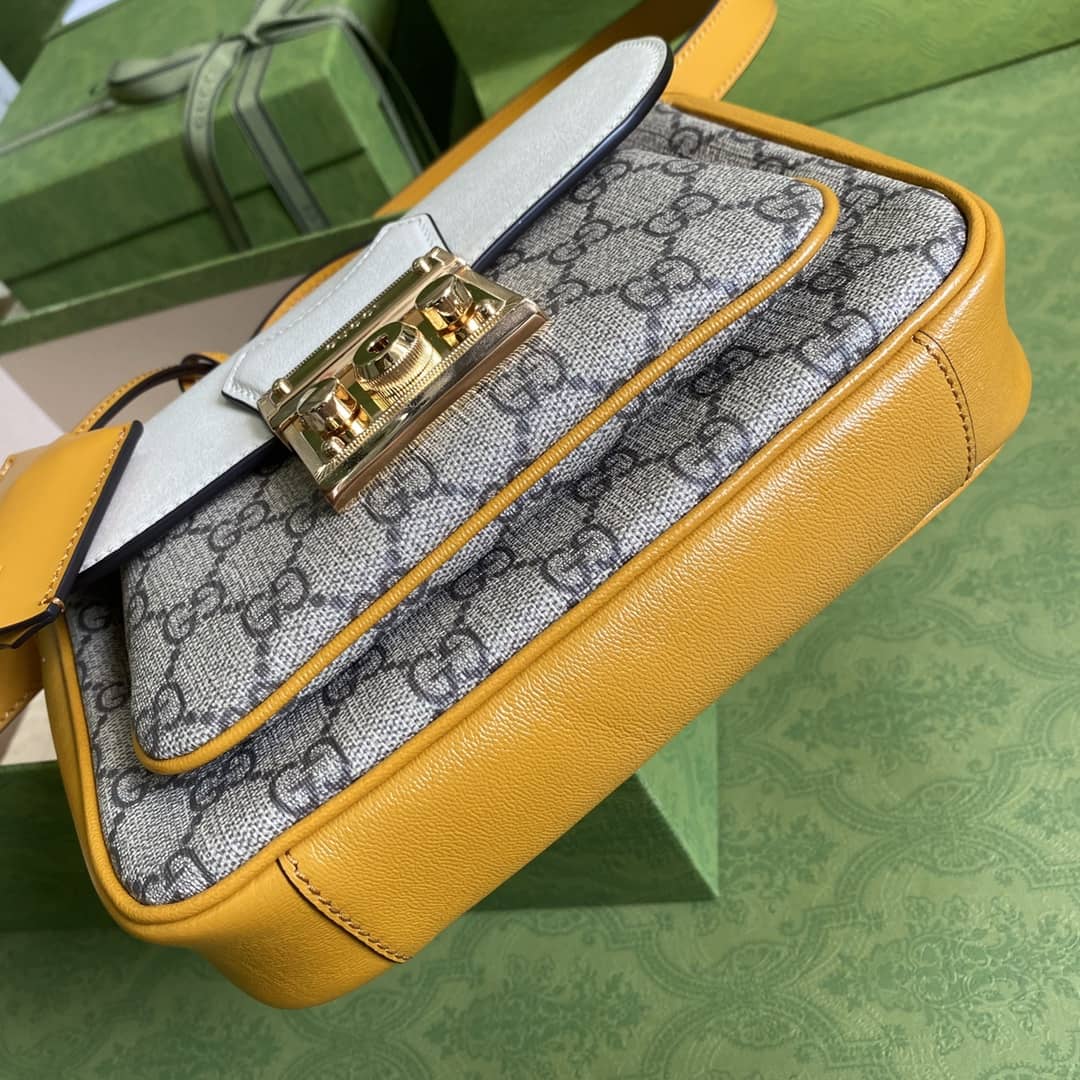 Gucci Supreme GG Padlock Canvas Mini Bag Replica 658487