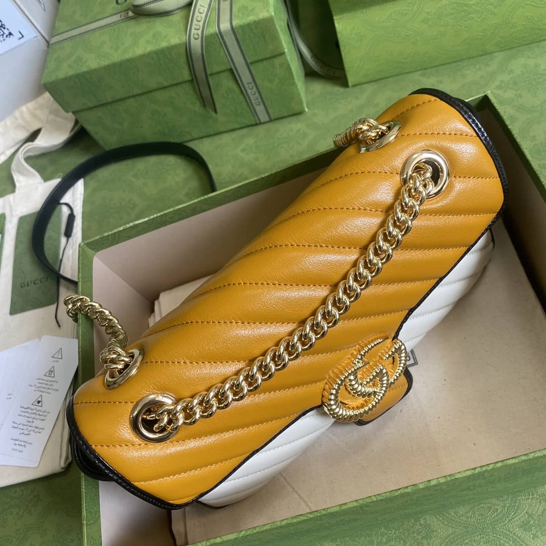 Gucci Marmont GG Small matelassé Shoulder Bag Replica 443497