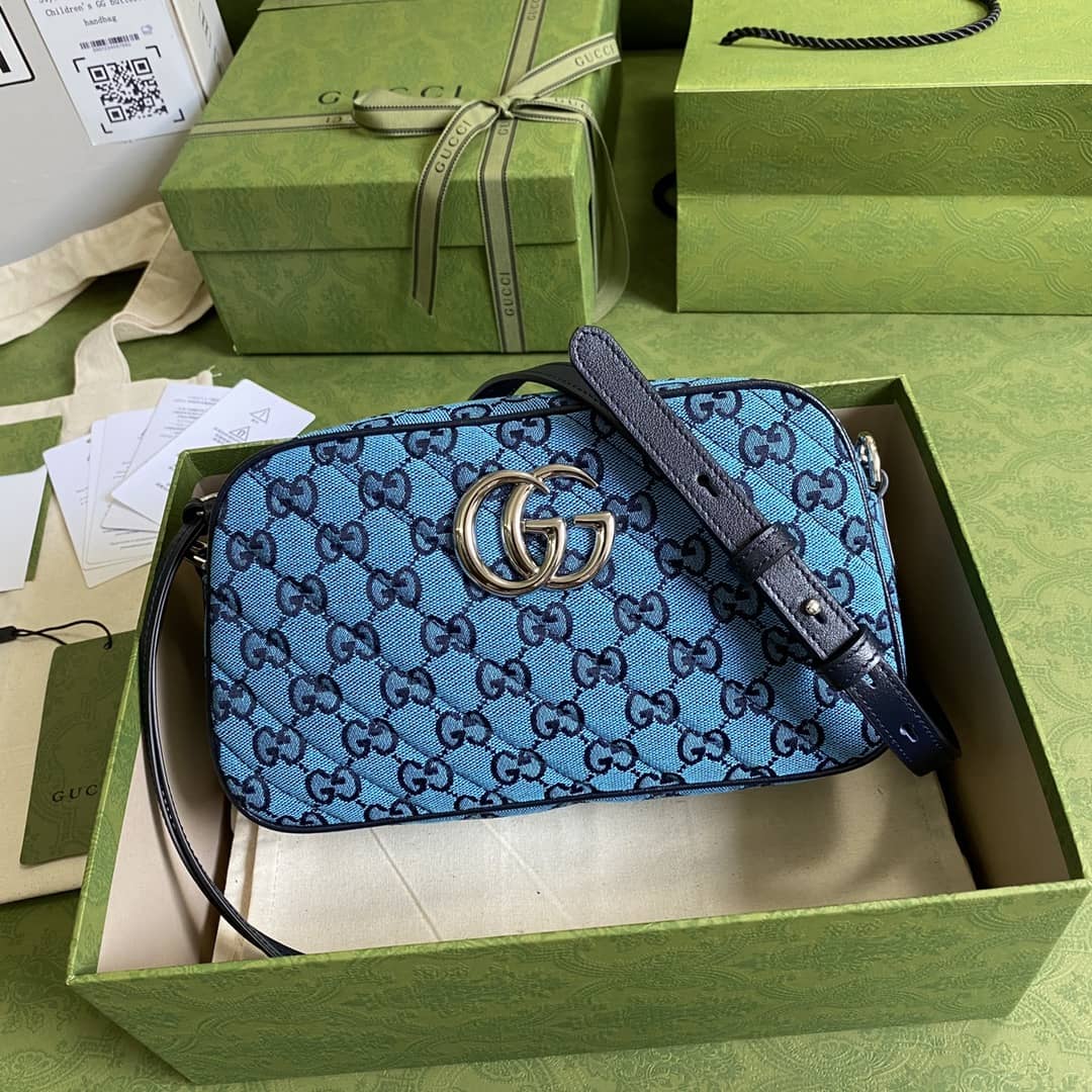Gucci Marmont Dupe GG Small Matelassé Shoulder Bag Replica 447632
