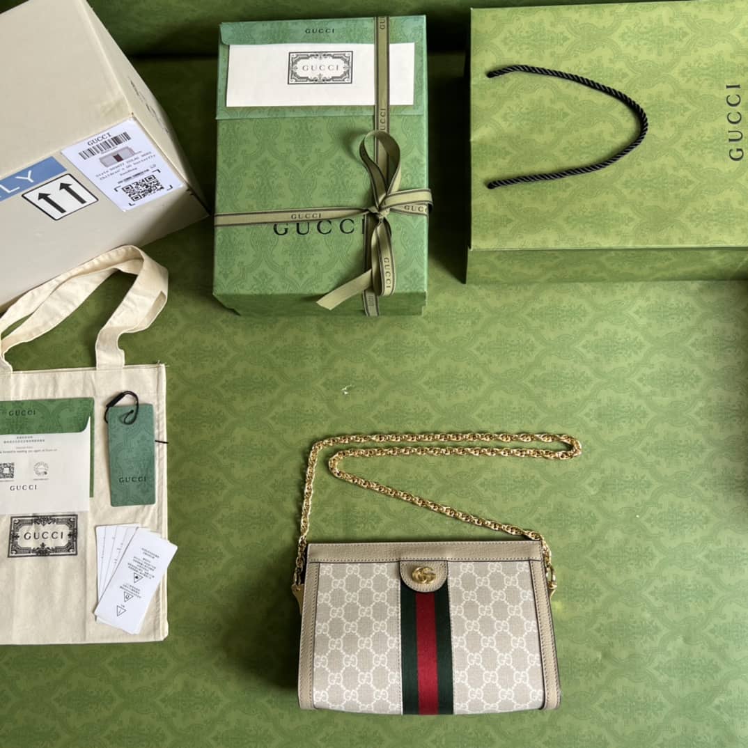 Gucci Ophidia GG Small Shoulder Chain Crossbody Bag 503877 Replica