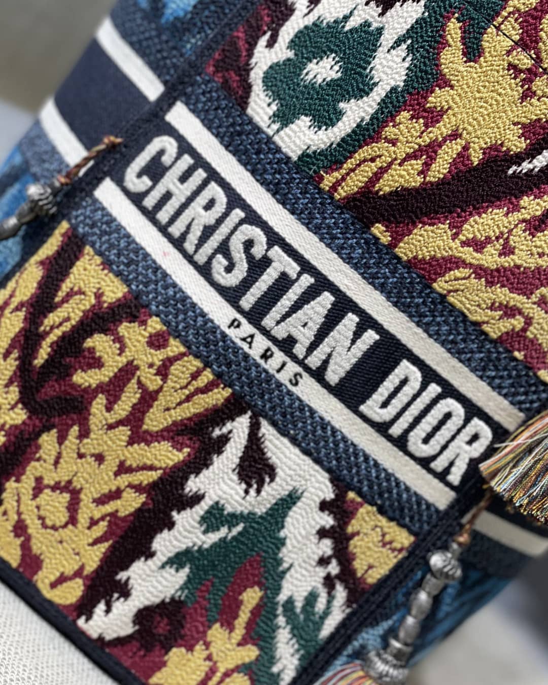 Christian Dior CD Bubble Embroidered Replica Bucket Bag