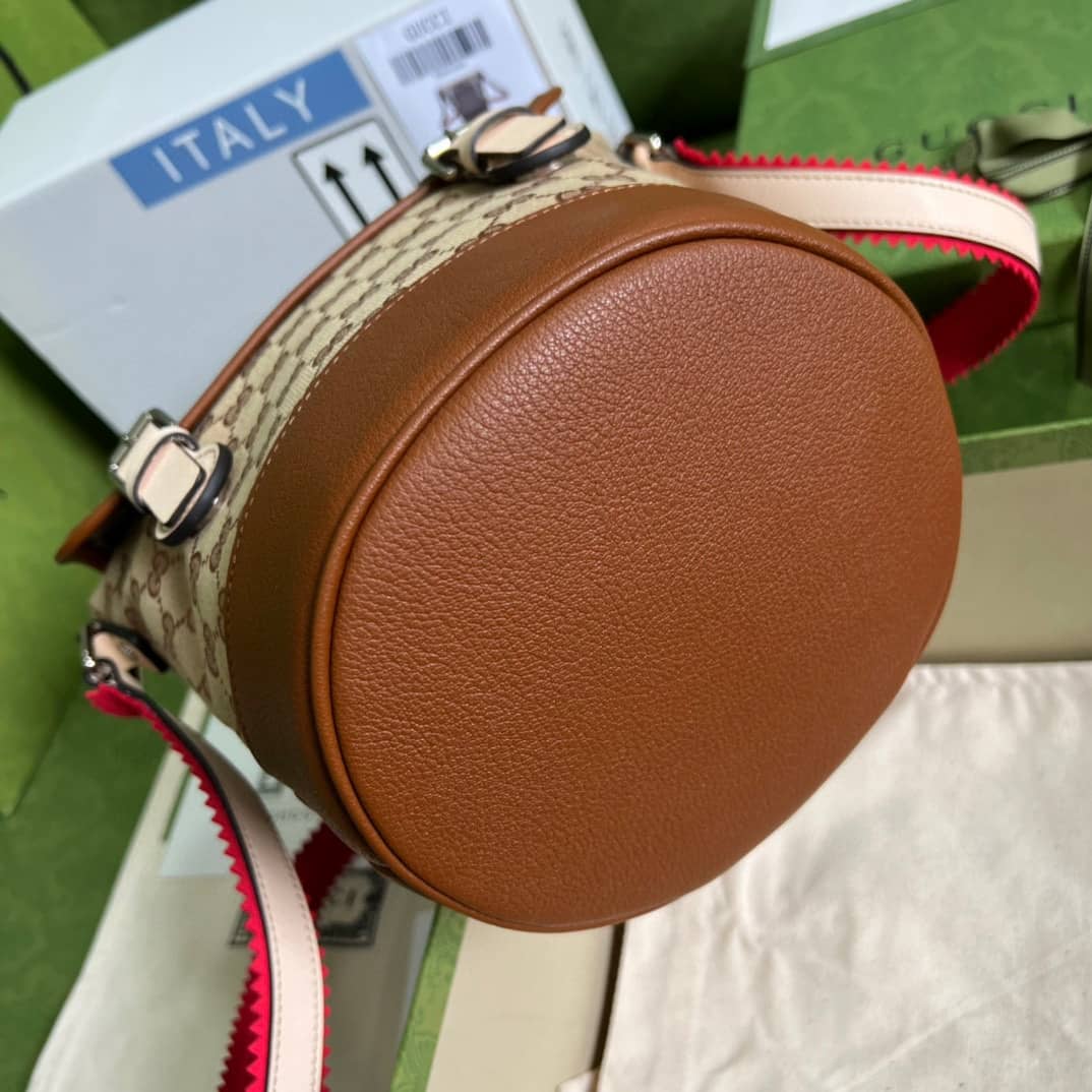 Gucci GG Supreme Canvas Bucket Bag Replica 630819