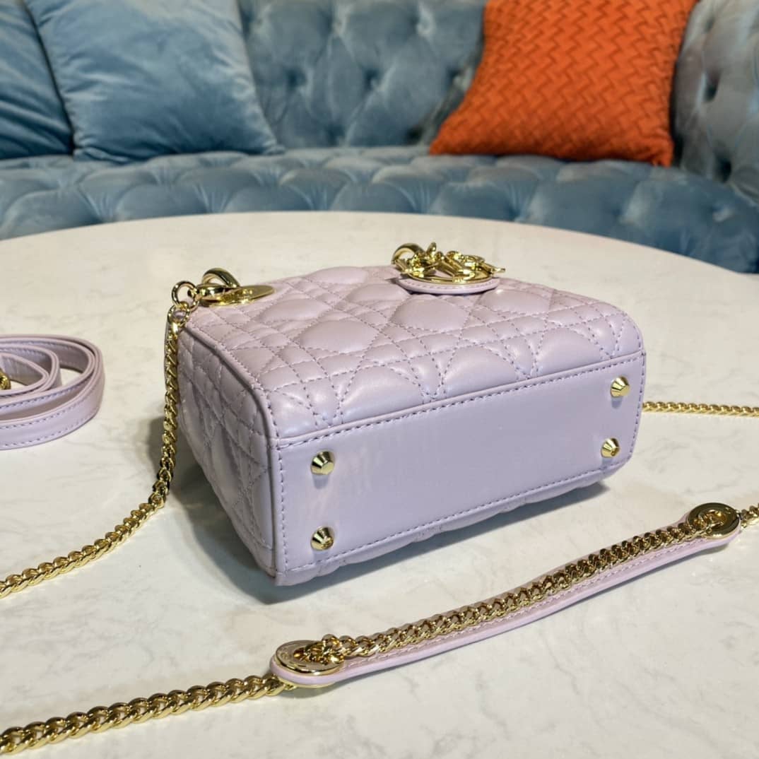 Christian Dior Lady Dior 17CM Replica Bag