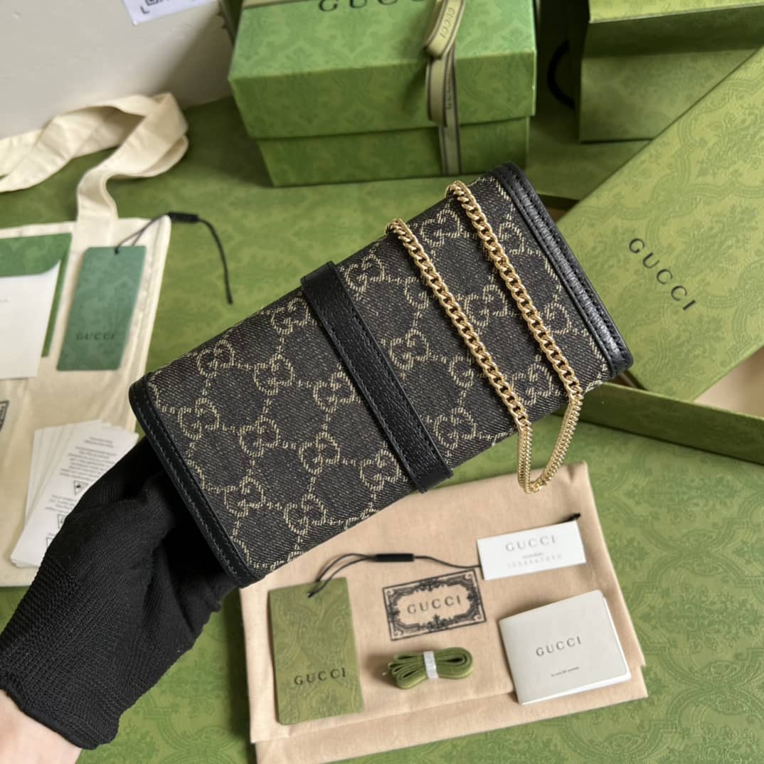 Gucci Jackie 1961 Chain Wallet 652681 Replica Crossbody Bag