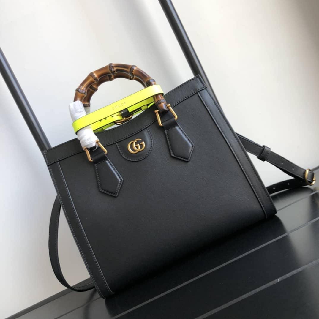 Gucci Diana Small Tote Replica Black 660195