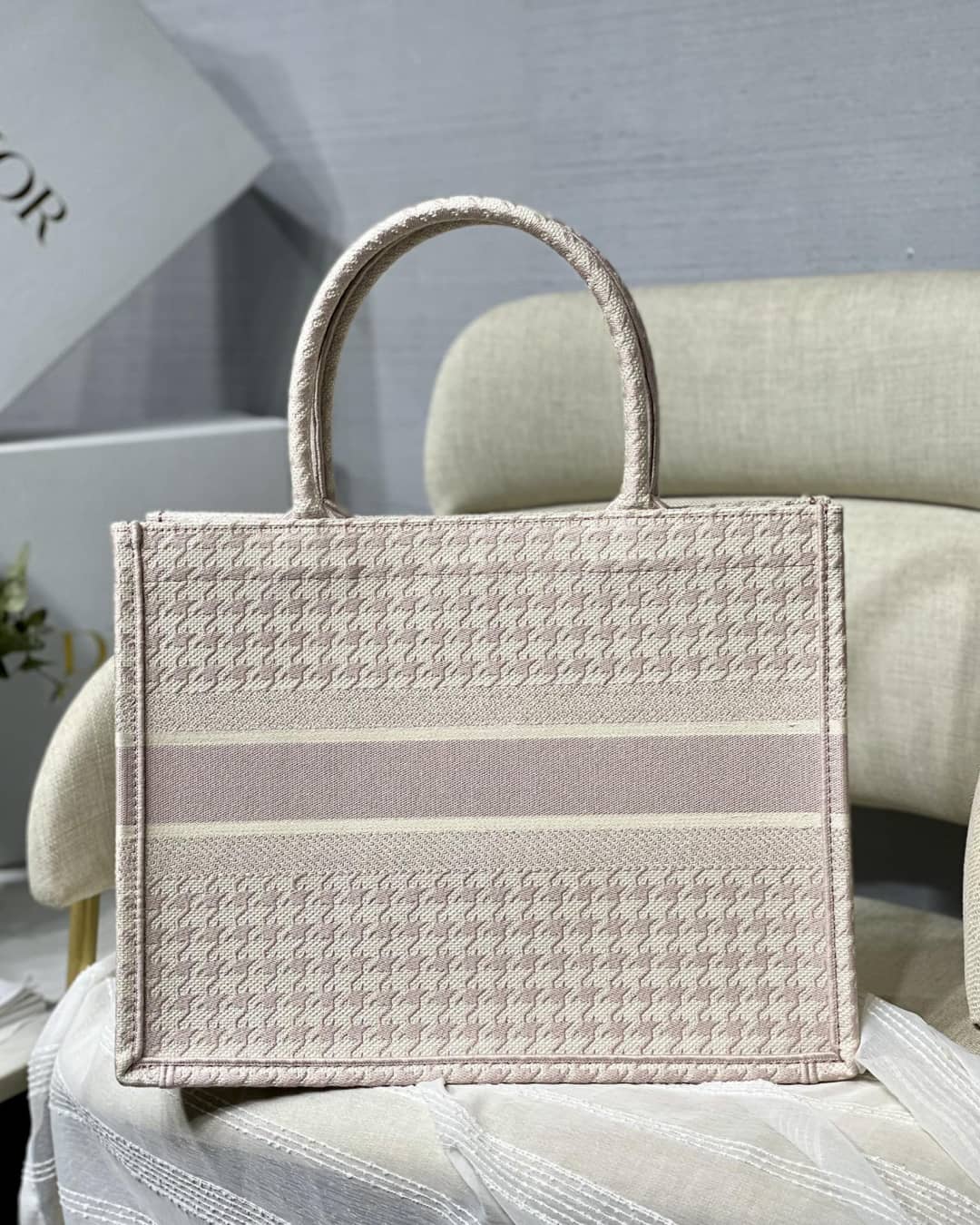 Christian Dior CD Book Embroidery Replica Tote