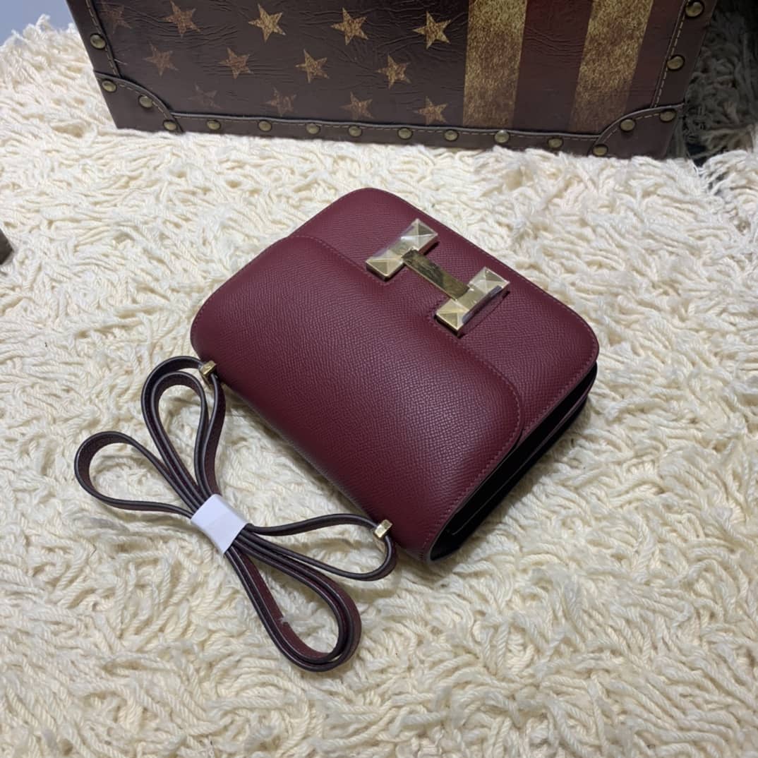 Hermes Replica Constance Bag 18CM Epsom Leather