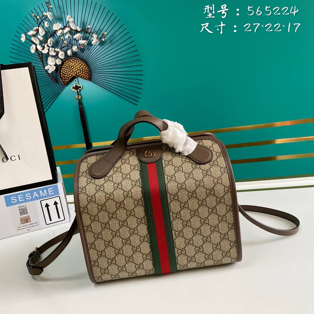Gucci Supreme GG Ophidia Mini Duffle Bag Replica 565224