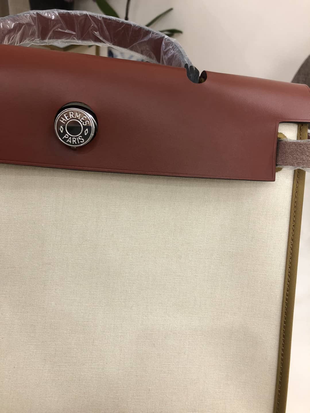 Replica Hermes Birkin Bag 31 Canvas Leather HerBag