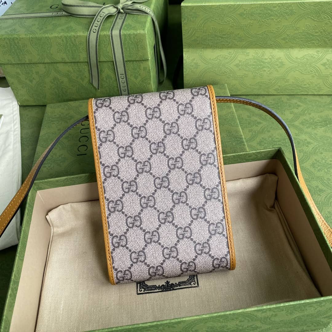 Kai x Gucci Mini Canvas Phone Bag Replica 660161
