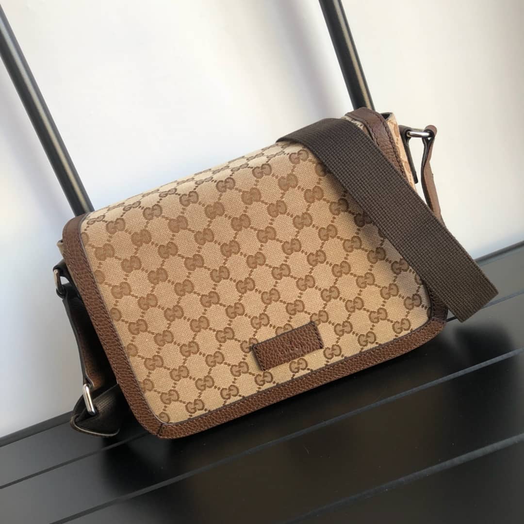 Gucci GG Guccissima Medium Canvas Crossbody Bag Replica 449172