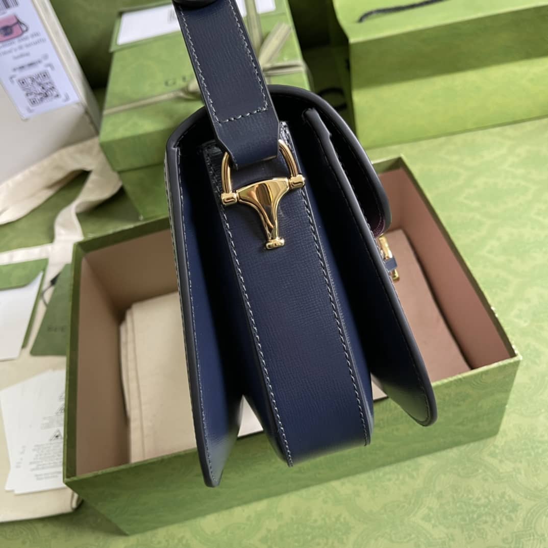 Gucci 1955 Horsebit Supreme Shoulder Bag Replica 602204