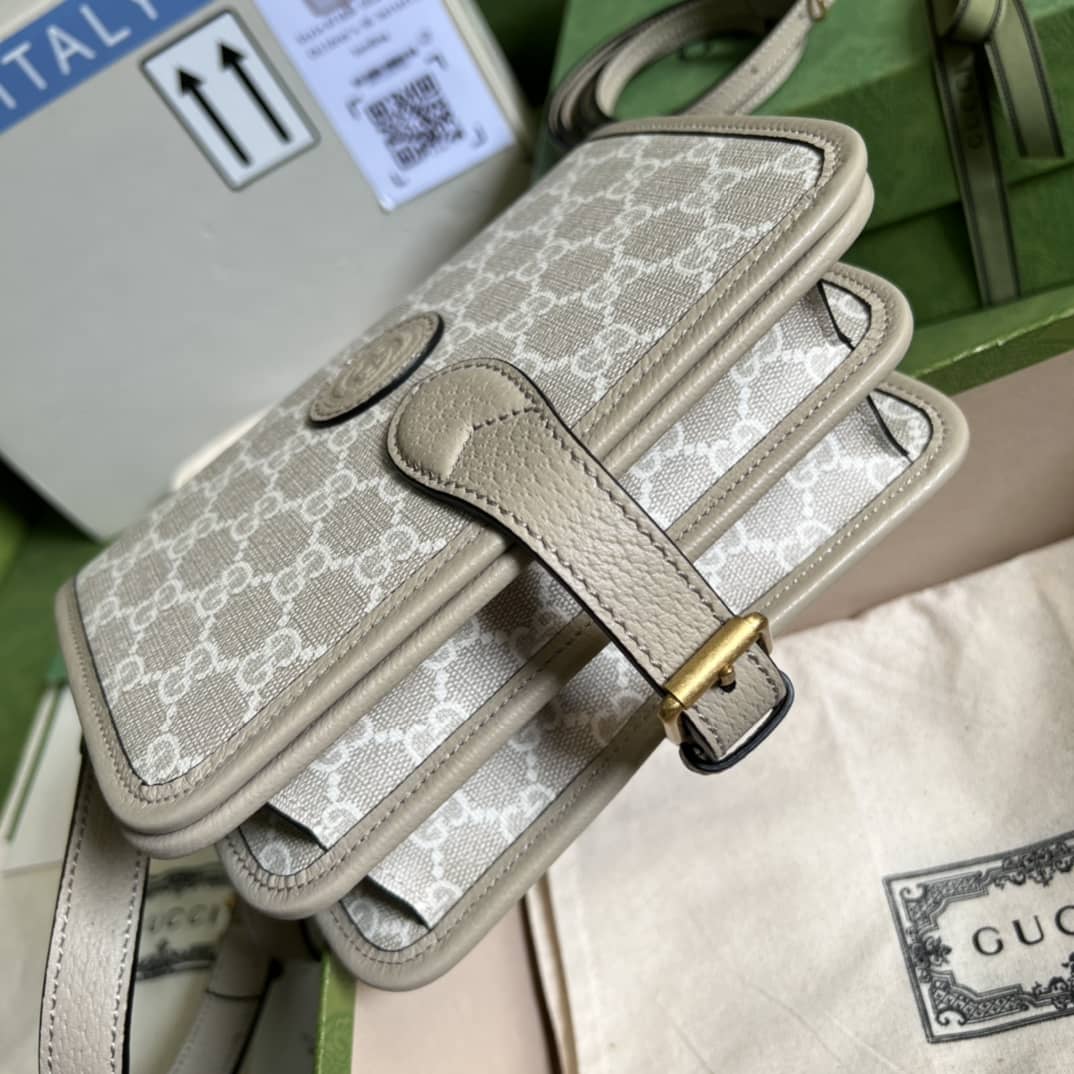 Gucci Mini Shoulder Crossbody Bag With Interlocking 671620 Replica