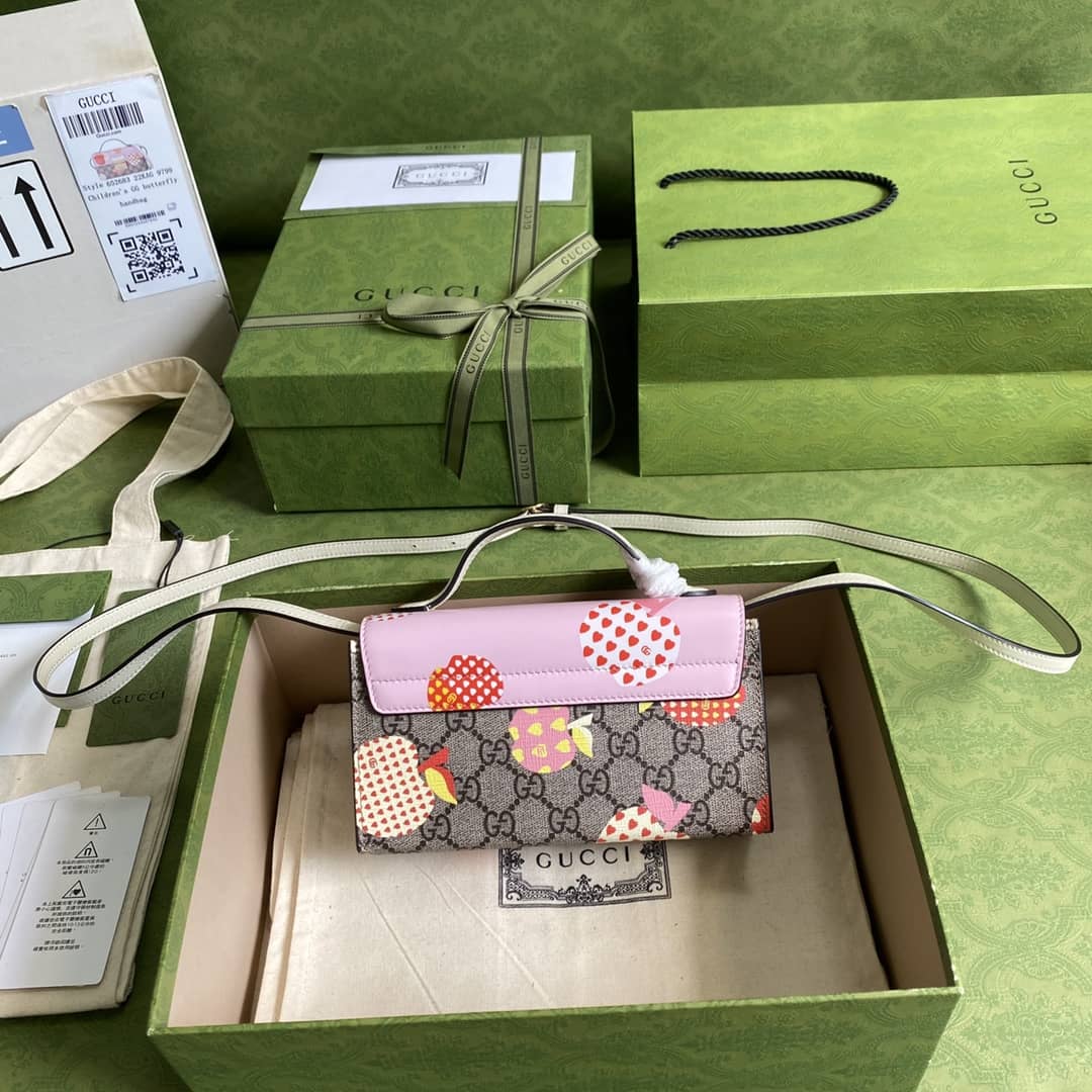 Gucci Padlock GG Supreme Canvas Top Handle Mini Bag Replica 652683