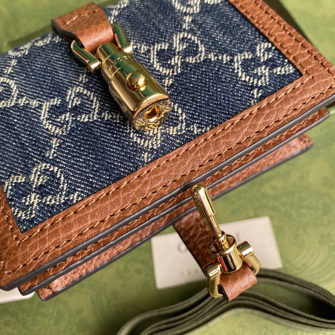 Gucci Jackie 1961 Card Case Wallet Replica 645536