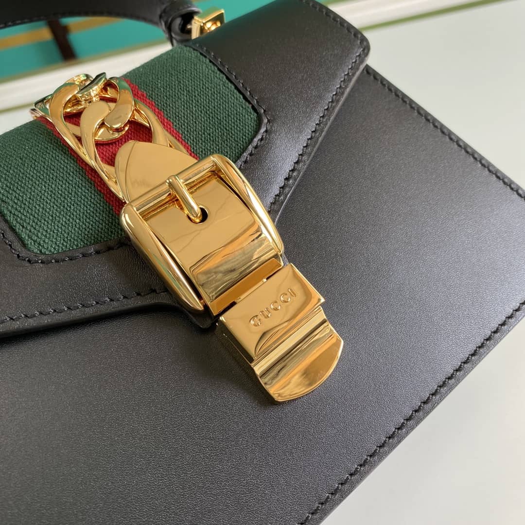 Gucci Womens Sylvie Leather Mini Bag Replica 470270