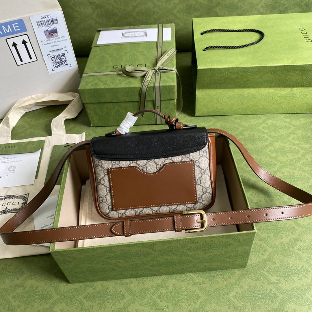 Gucci Supreme GG Padlock Canvas Mini Bag Replica 658487