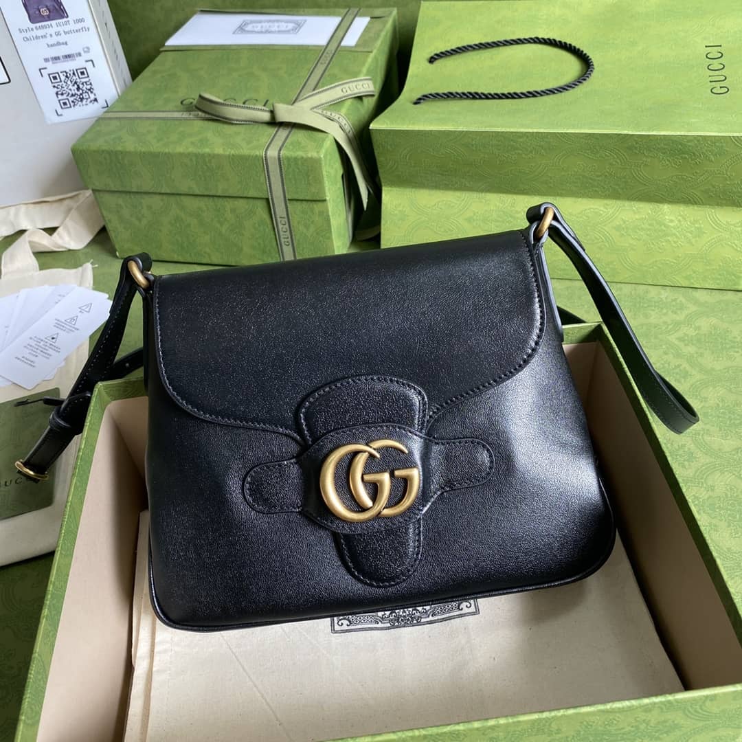 Gucci Double G Messenger Shoulder Bag Replica 648934