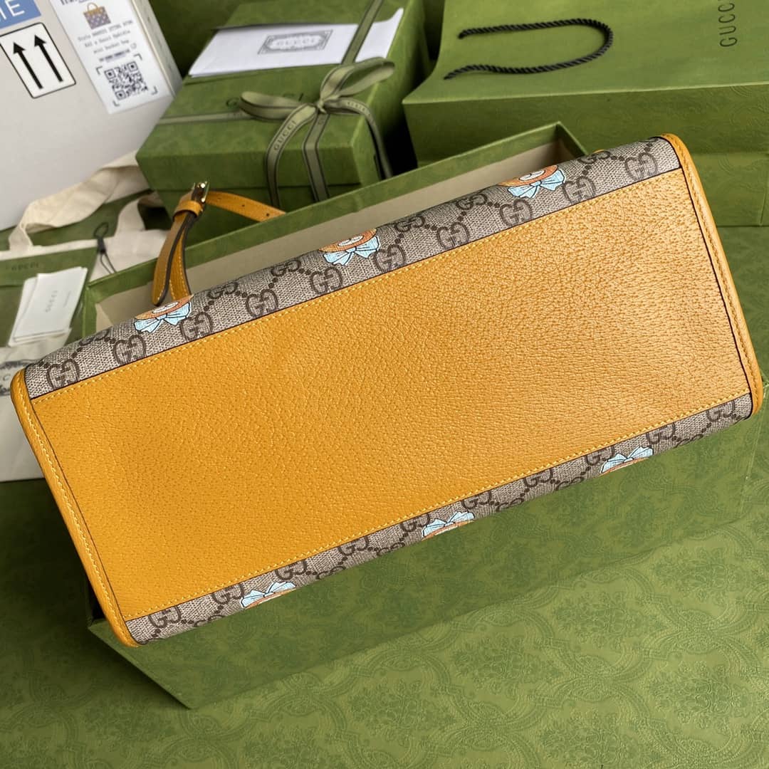 Kai x Gucci Leather Logo Tote Replica 660531