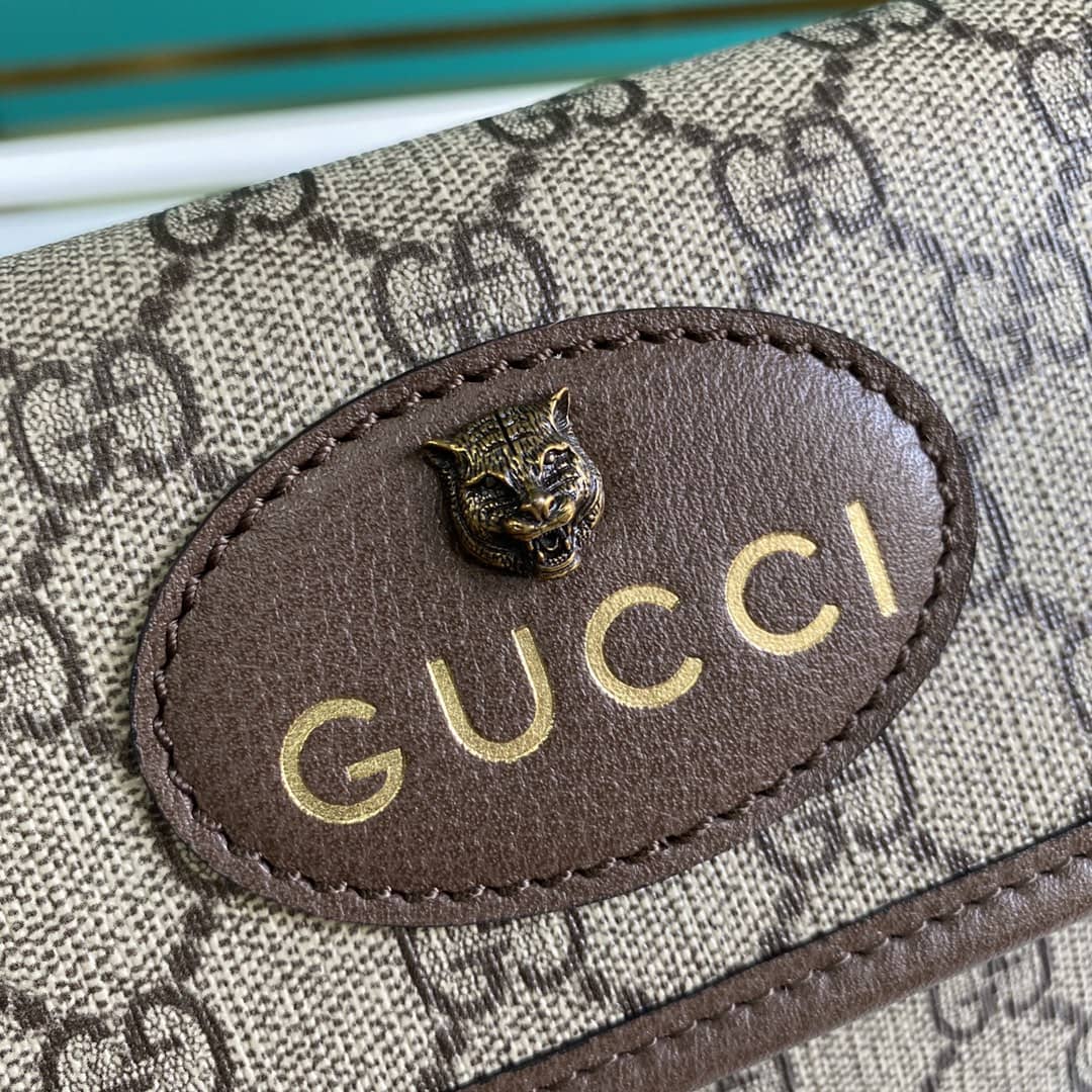 Gucci Totem Web GG Supreme Messenger Bag Replica 489617
