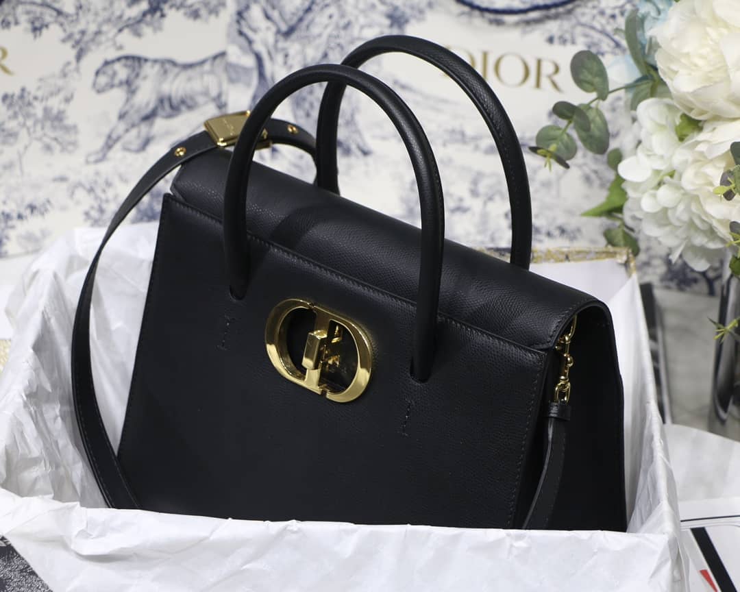 Christian Dior Box Calfskin Large St. Honore Tote