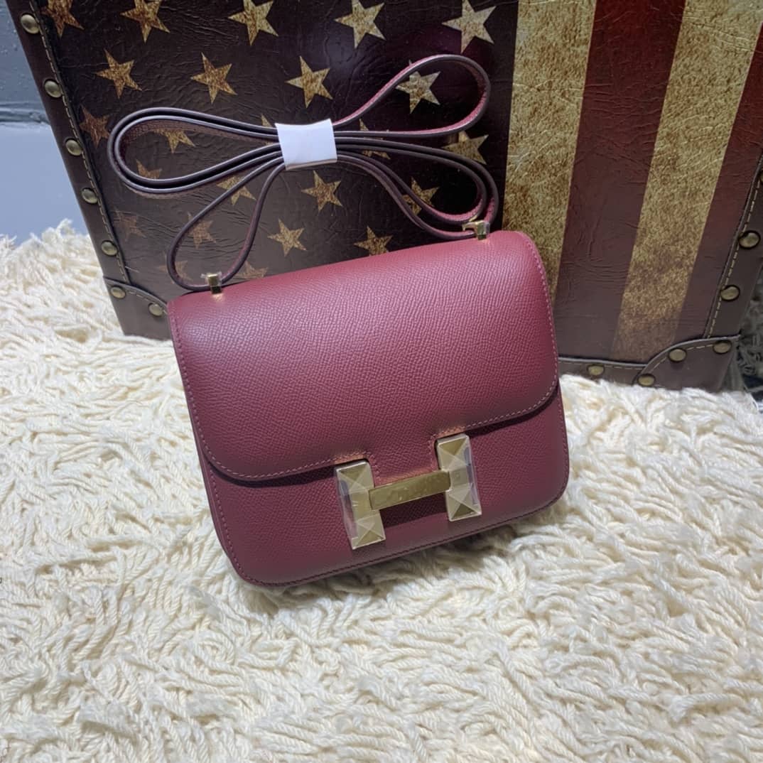 Hermes Replica Constance Bag 18CM Epsom Leather