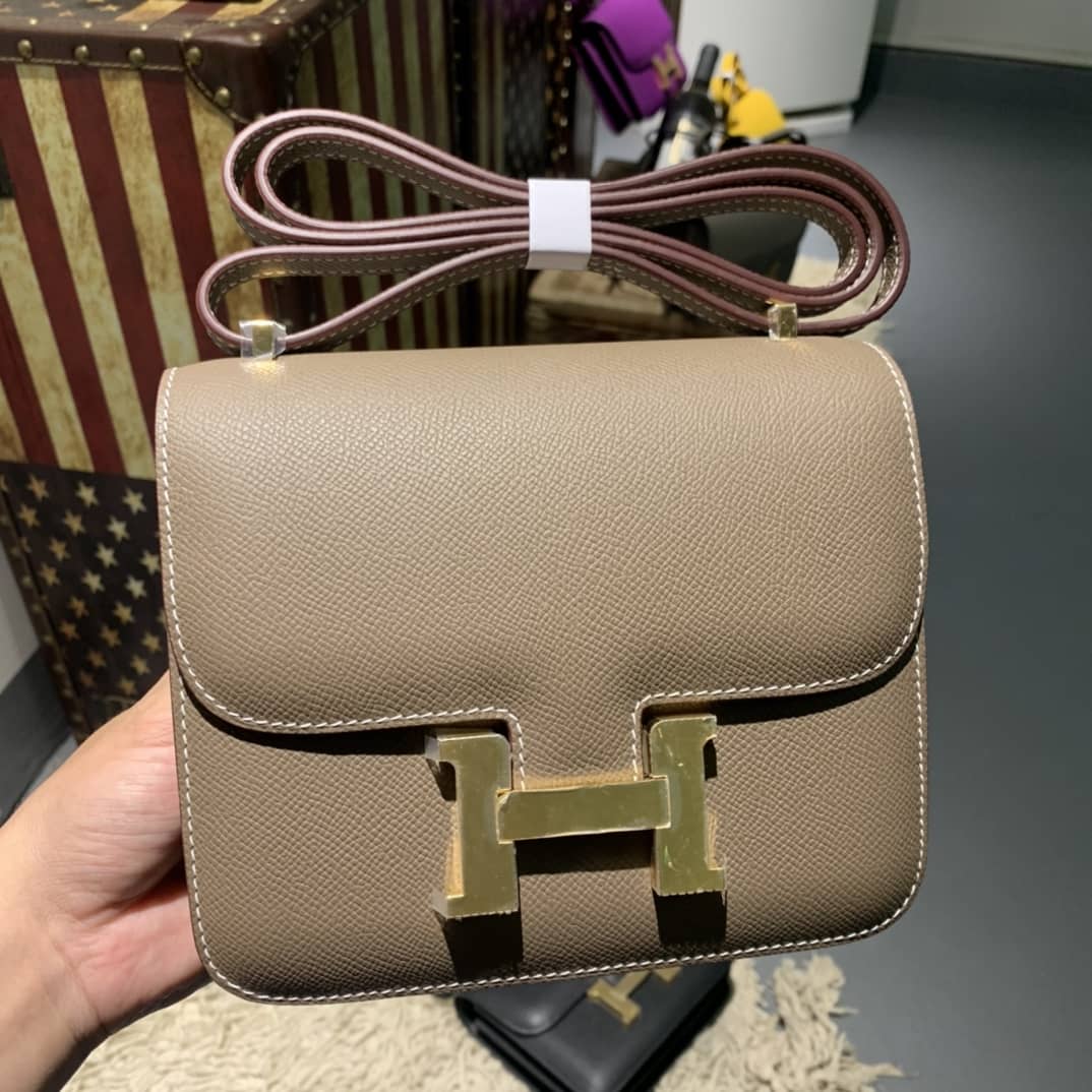 Hermes Replica Constance Bag 18CM Epsom Leather