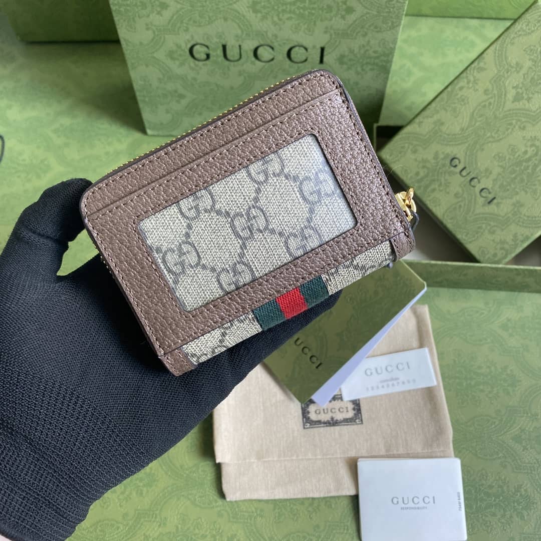 Gucci Ophidia GG Card Case Wallet Replica 658552