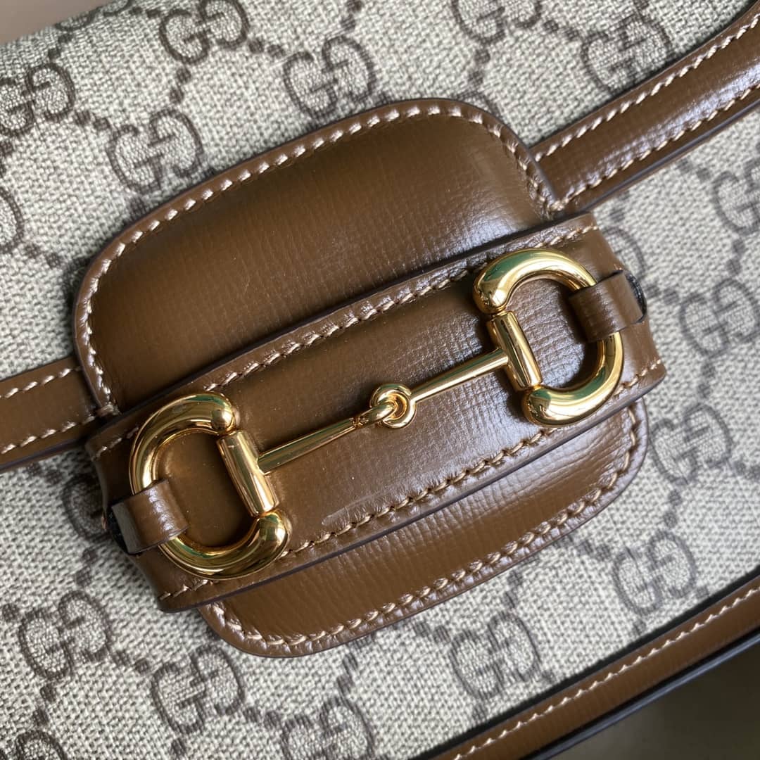Gucci 1955 Horsebit Supreme GG Canvas Mini Shoulder Bag Replica 658574